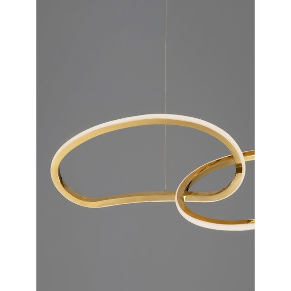 Alumiiniumist hämardatav LED-rippvalgusti kuldses värvitoonis Girish - Nova Luce-image-3