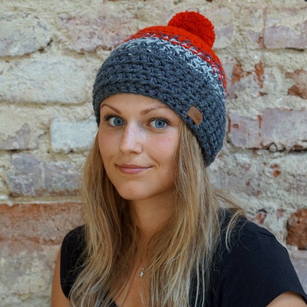 Käsitsi heegeldatud müts Giro - DOKE-image-1