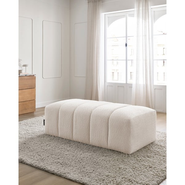 Valge buklee kangast jalapink Annecy - Bobochic Paris-image-1