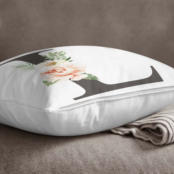 Padjapüür L, 45 x 45 cm, lilleline tähestik L - Minimalist Cushion Covers