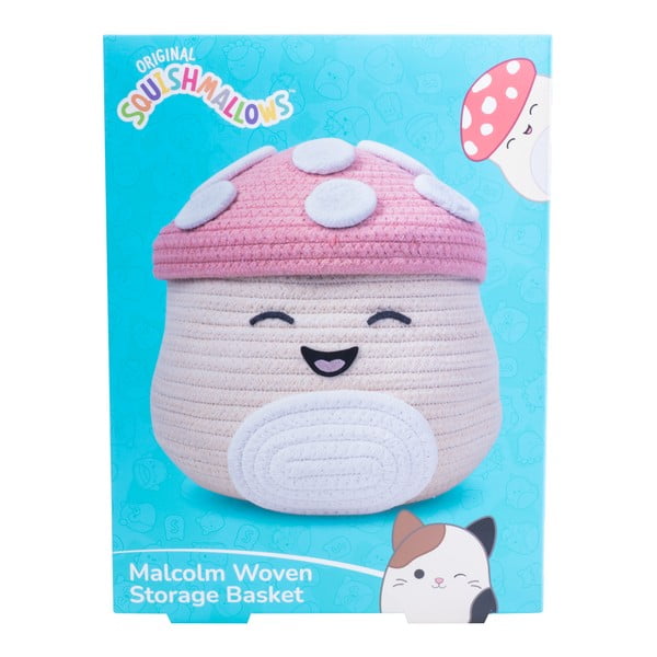 Beež kangast laste mänguasjakorv ø 23x22 cm Fizz Malcolm - SQUISHMALLOWS-image-4
