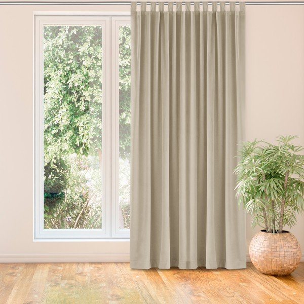 Kreemikas kardin 135x270 cm Vila - Homede-image-1