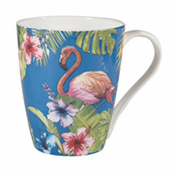 Hrnek z kostního porcelánu Churchill Reignforest Flamingo, 390 ml