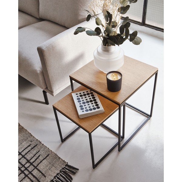 Abilauad 2 tk komplektis 45x45 cm Yoana - Kave Home-image-2