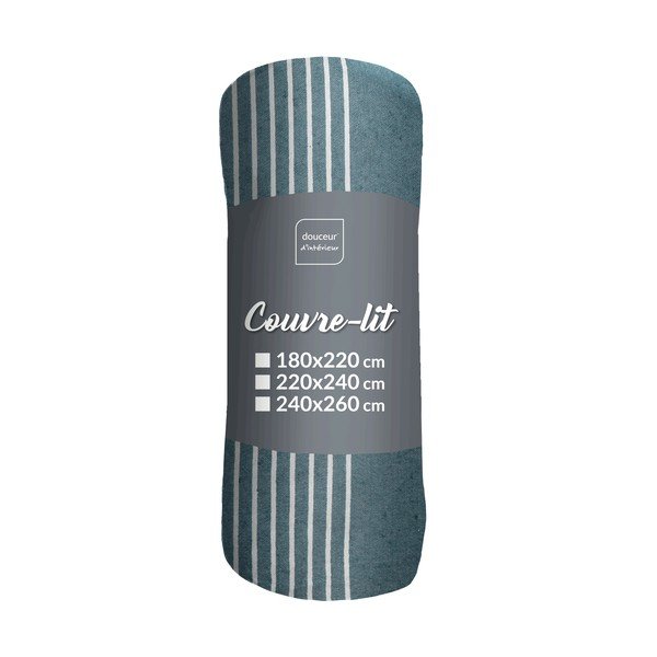 Sinine voodikate 240x260 cm Adele - douceur d'intérieur
