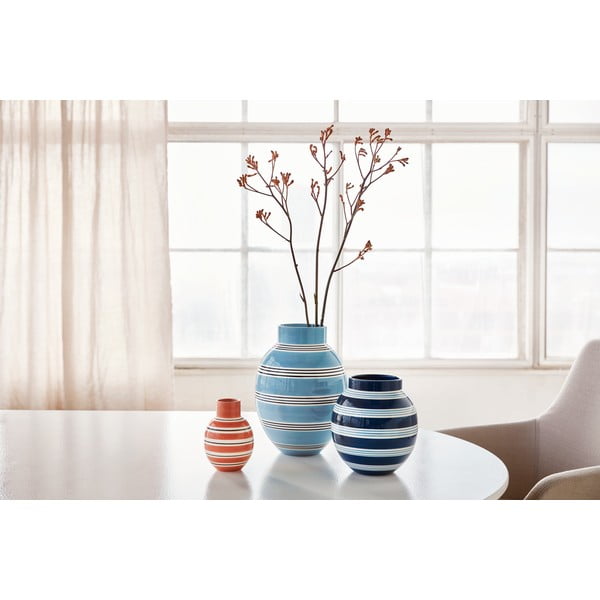 Sinine keraamiline vaas Nuovo, kõrgus 30 cm Omaggio - Kähler Design-image-4