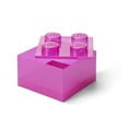 Roosa plastikust laste hoiukast 25x25x18 cm - LEGO®