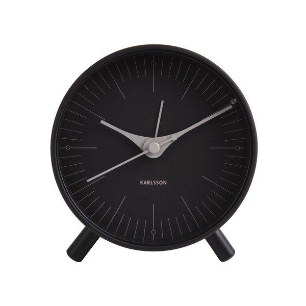Must metallist äratuskell, ø 11 cm Index - Karlsson-image-2