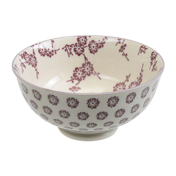 Porcelánová miska Rice Purple, 12x5,6 cm
