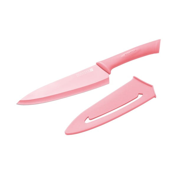 Kuchyňský nůž, 18 cm, růžový