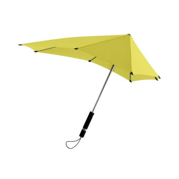 Deštník Senz original yellow haze, odolný vůči větru o rychlosti až 100 km/h