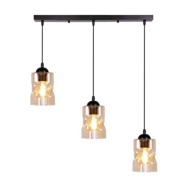 Must rippvalgusti klaasist lambivarjundiga 10x62 cm Felis - Candellux Lighting-image-4