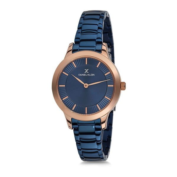 Modré dámské hodinky z nerezové oceli Daniel Klein Waters