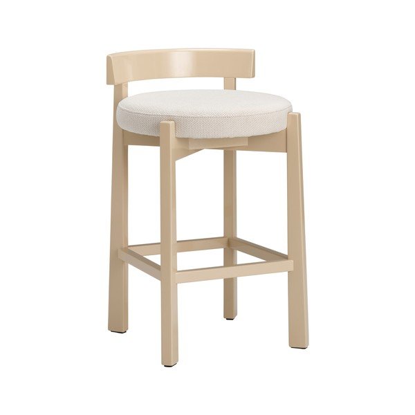 Beež polsterdatud baaritool (istme kõrgus 66 cm) Hugg - Ellos Home