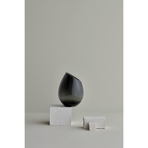 Roheline klaasvaas Raindrop, kõrgus 24 cm - Blomus-image-1