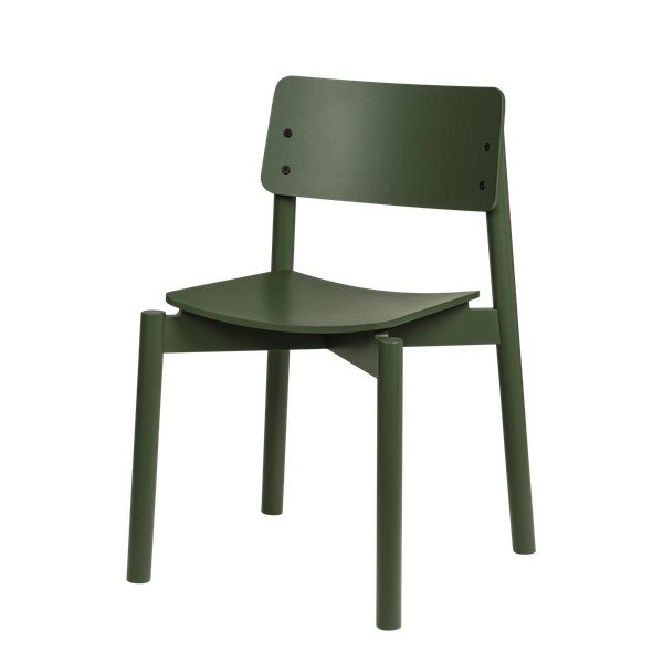 Roheline virnastatav söögitool pöögist dekooriga Wem - noo.ma