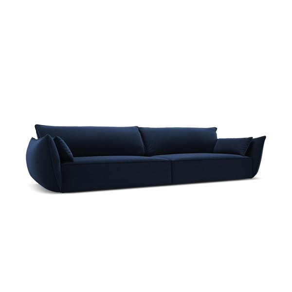 Tumesinine sametist diivan 248 cm Vanda - Mazzini Sofas-image-2