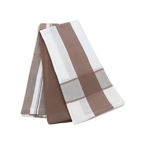 Puuvillased rätikud komplektis 3 tükki 45x70 cm Vafle - JAHU collections