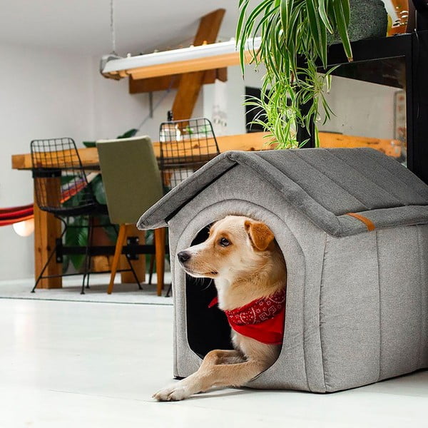 Helehall väike koerakuut 45x44 cm Home L – Rexproduct-image-1