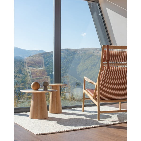 Ümmargune tammepuust hoiulaud ø 40 cm Mushroom - Gazzda-image-1