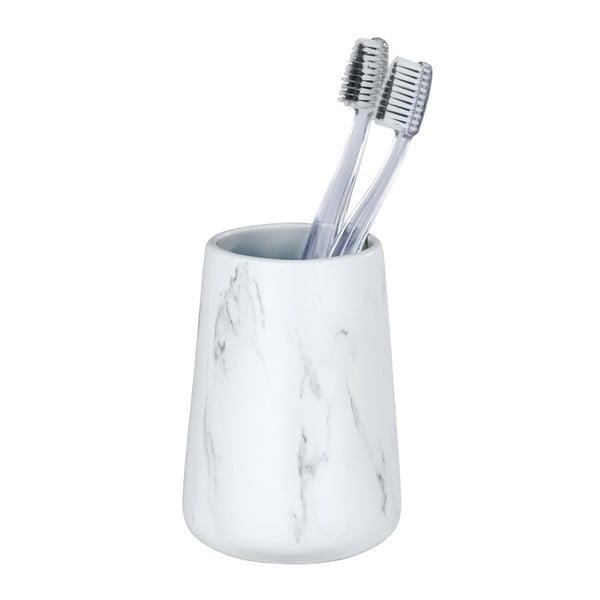 Valge keraamiline tass hambaharjade jaoks Adrada - Wenko-image-1