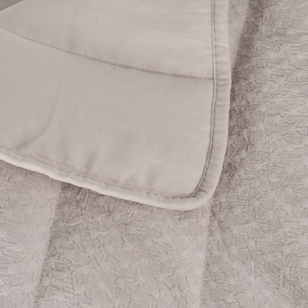 Beež tepitud voodikate 240x260 cm - Ixia-image-1