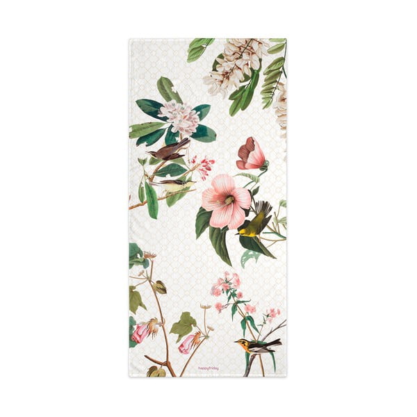 Valge rätik 70x150 cm Blooming - Happy Friday