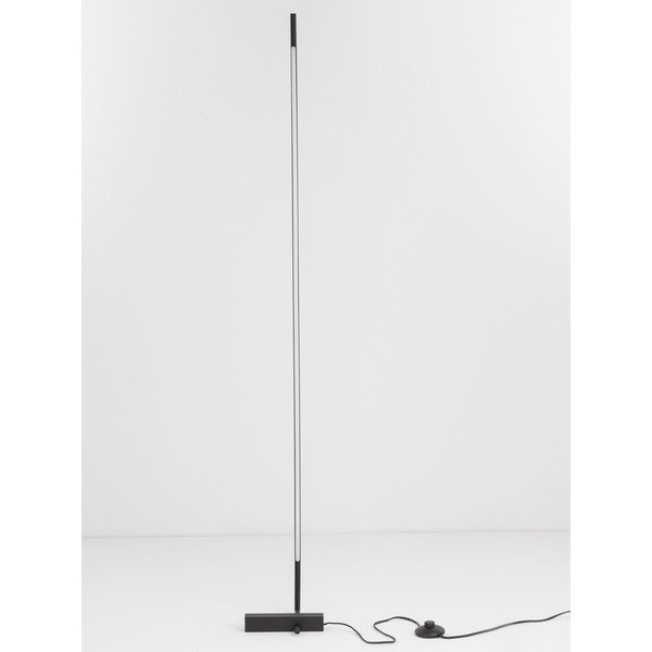 Must metallist LED-põrandalamp akrüülklaasist varjuga (kõrgus 140 cm) Raccio - Nova Luce-image-4