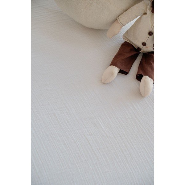 Valge musliinist beebi voodilina 60x120 cm Burumcuk - Mijolnir-image-4