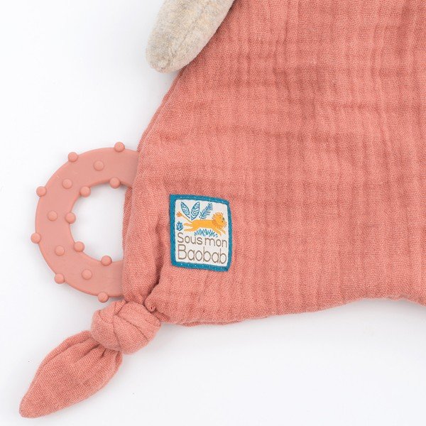 Roosa kaisutekk Giraffe - Moulin Roty-image-3