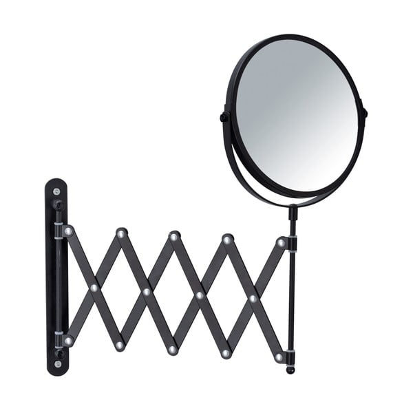 Must kosmeetikapeegel teleskoopilise hoidjaga seinale paigaldatav kosmeetikapeegel Exclusive - Wenko-image-1