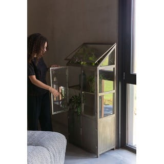 Hall metallist vitriinkapp 64x151x35 cm Monviso - Dutchbone