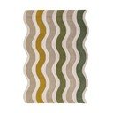 Roheline/naturaalne käsitsi kootud villane vaip 160x230 cm Cascade Wool - Flair Rugs