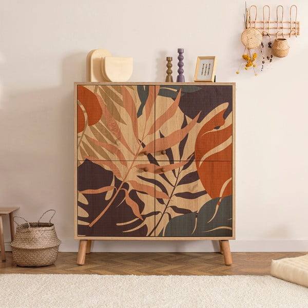 Tammedekooriga kapp 95x111 cm Multilux - Kalune Design-image-1