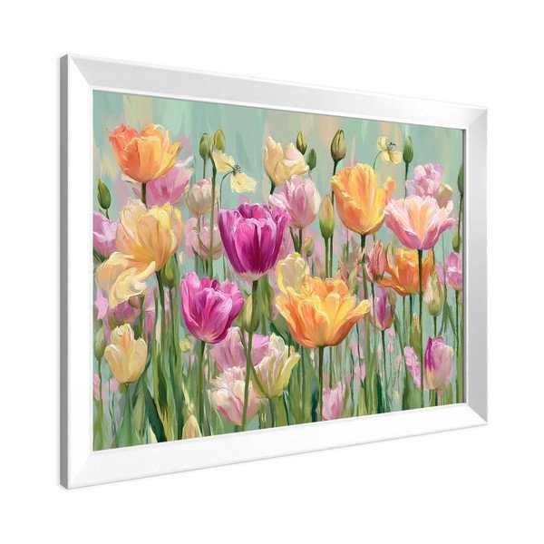 Trükitud pilt raamiga 75x56 cm Spring Tulip - Styler-image-3