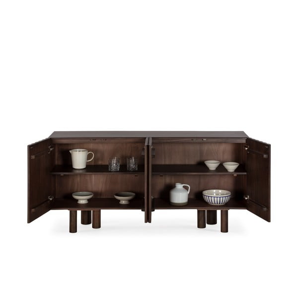 Pruun mangopuidust kummut 160x80x40 cm Tamira - MOME-image-2