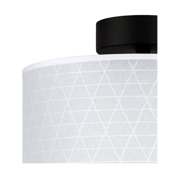 Valge kolmnurkse mustriga laevalgusti , ⌀ 25 cm Taiko - Sotto Luce-image-1
