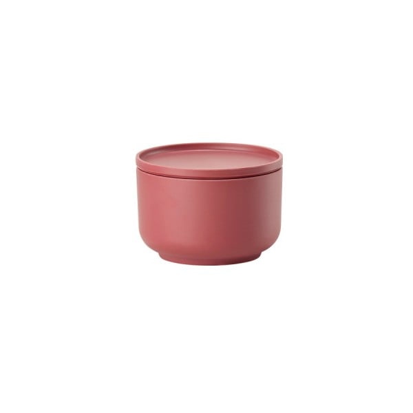 Červená servírovací miska s víkem Zone Peili, ⌀ 9 cm