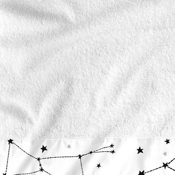 2 puuvillase rätiku komplekt Constellation - Blanc-image-1