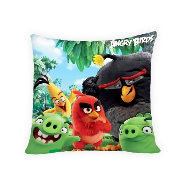 Povlak na polštář Angry Birds Movie, 40 x 40 cm