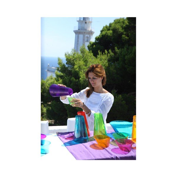 Sada 3 fialových ručně vyrobených sklenic Surdic Ponza, 300 ml-image-4