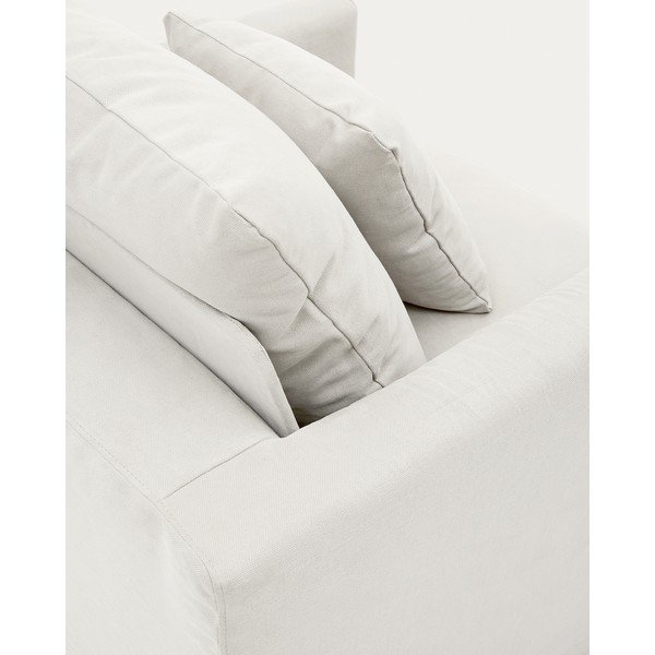 Valge tugitoolikate 92 cm Nora - Kave Home-image-1