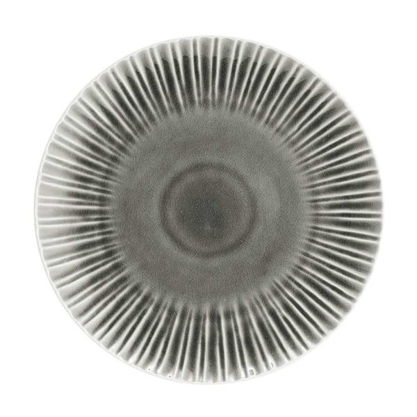 Šedý kameninový talíř Ladelle Mia, ⌀ 27,5 cm