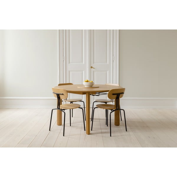 Kuldse helepruuni värvi söögitoolid Curious - UMAGE-image-1