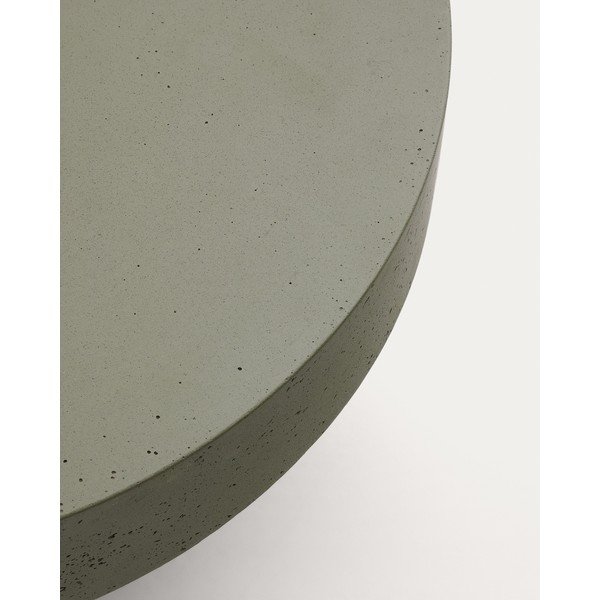 Betoonist ümmargune aiakohvilaud ø 66 cm Aiguablava - Kave Home-image-4