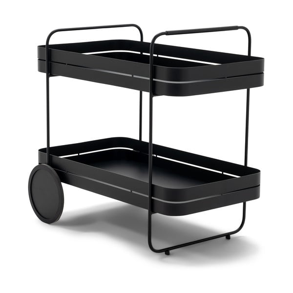 Metallist ratastega serveerimislaud 74x42 cm Gin & Trolley - Spinder Design