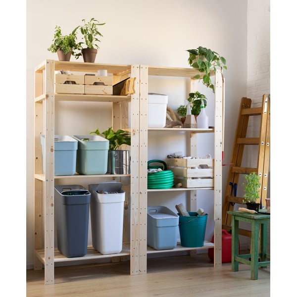 Helesinine taaskasutatud plastikust prügikast sorteeritud jäätmete jaoks, 20 l Ready To Collect - Curver-image-3