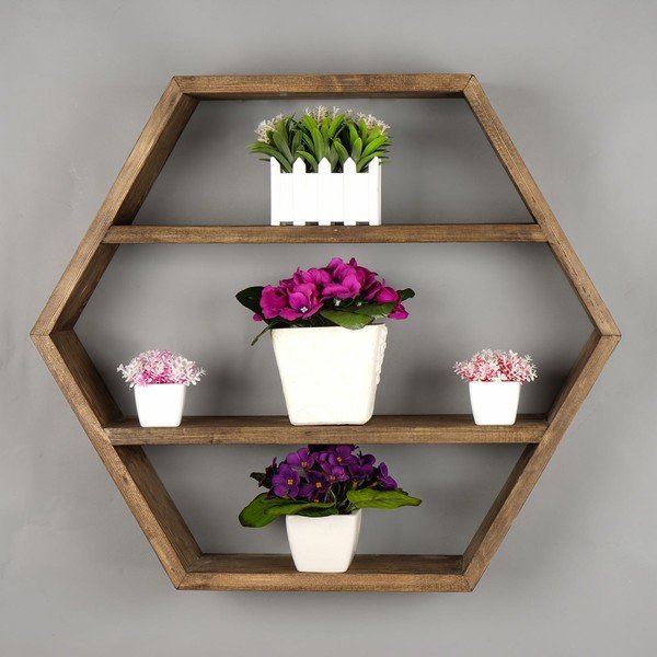 Puidust riiul Mesilane Raf - Evila Originals-image-1