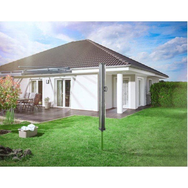 Hõbedane aia kuivatusrest 50 m Linomatic 500 Plus - LEIFHEIT-image-4