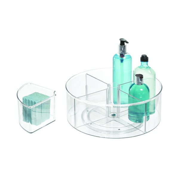 Ümmargune läbipaistev hoiukast iDesign The Home Edit, ⌀ 29 cm - iDesign/The Home Edit-image-4